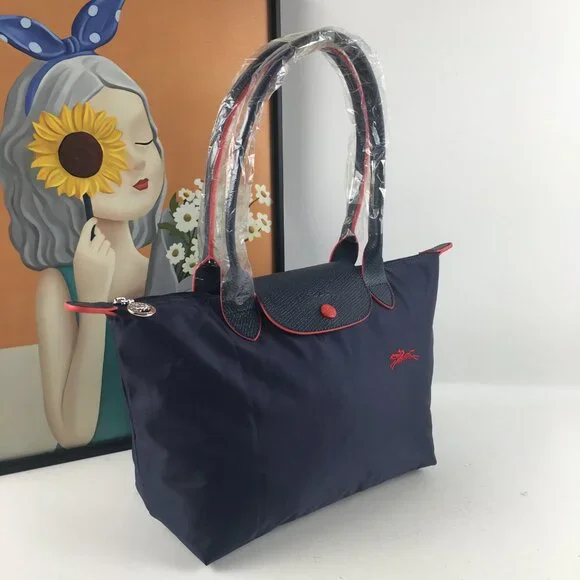 Longchamp embroidered women's bag portable commuter bag - Picture 6 of 12